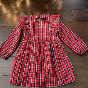 Plaid Toddler Dress 3T